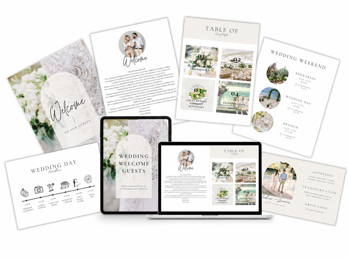 Wedding Welcome Guests Planner