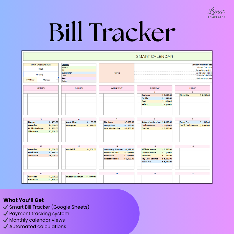 Bill Tracker