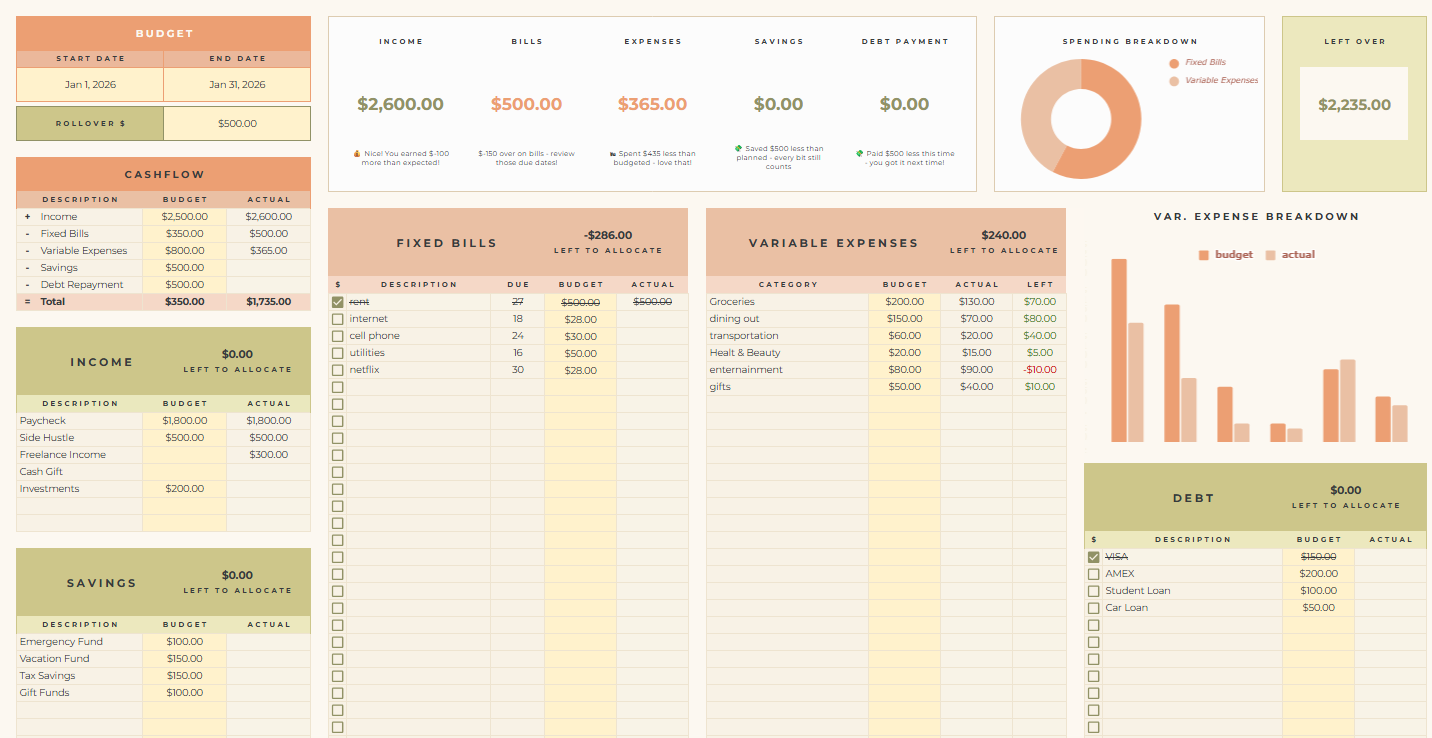 Budget Tracker