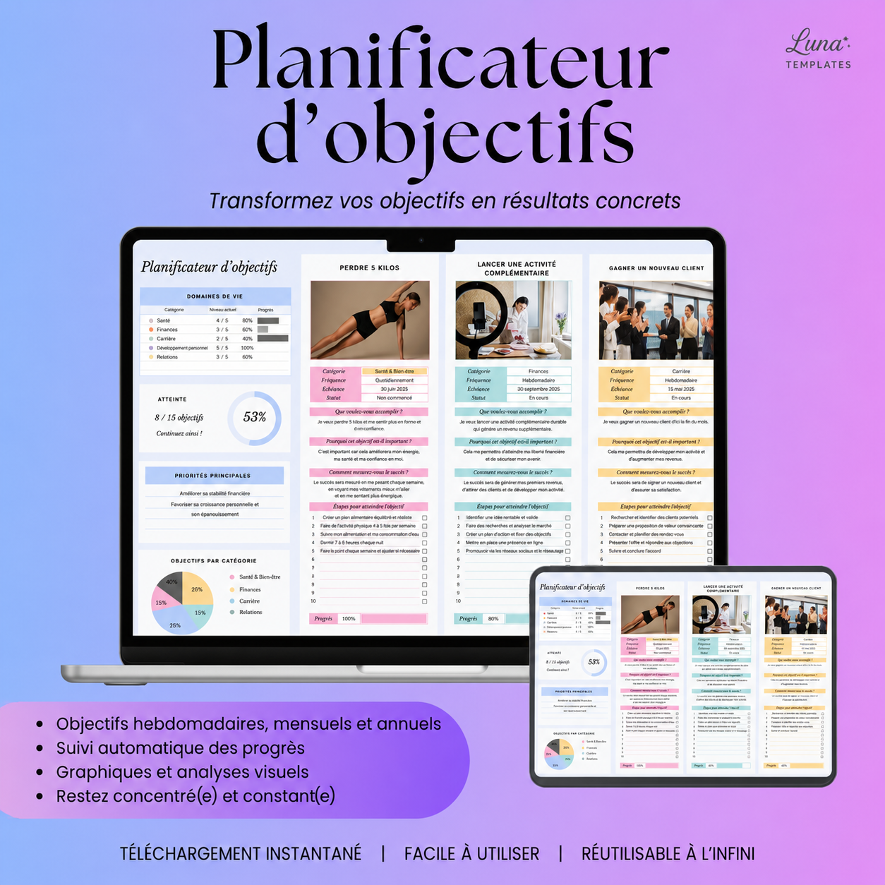 Planificateur d’objectifs