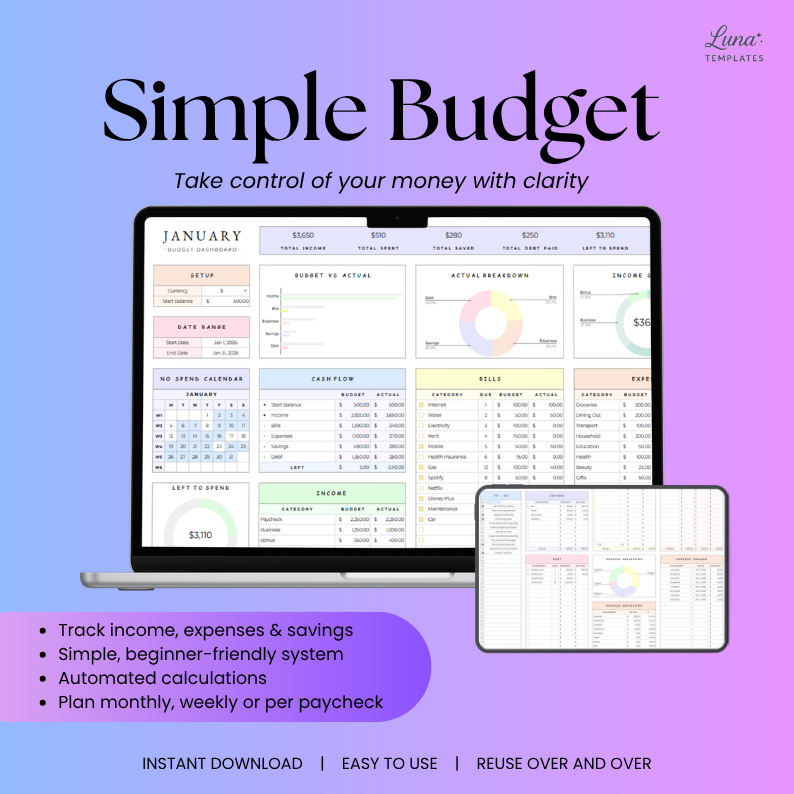 Simple Budget Tracker